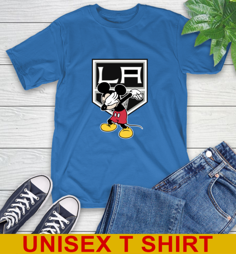 Los Angeles Kings NHL Hockey Dabbing Mickey Disney Sports T-Shirt 9