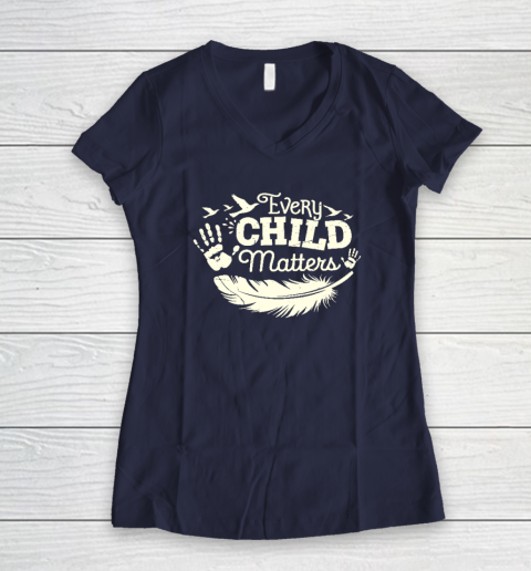 Every Orange Day Child Kindness Matter 2024 Anti Bully Women's V-Neck T-Shirt 7