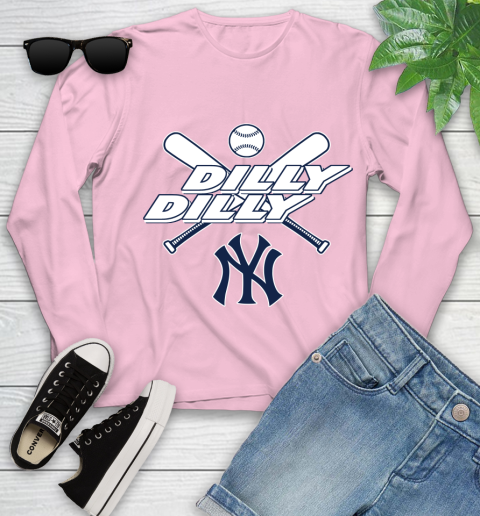 MLB New York Yankees Dilly Dilly Baseball Sports Youth Long Sleeve 10