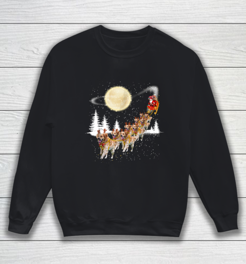 Golden Retriever Reindeer Christmas Sweatshirt