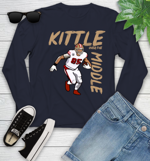 George Kittle Kittle Over the Middle San Francisco Shirt 124