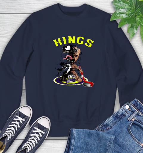 NHL Los Angeles Kings Hockey Venom Groot Guardians Of The Galaxy Sweatshirt 3