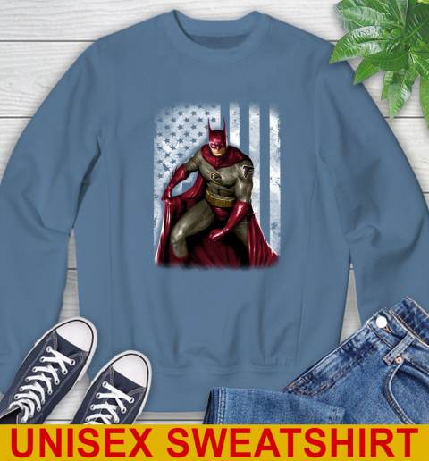 Atlanta Falcons NFL Football Batman DC American Flag Shirt Sweatshirt 10