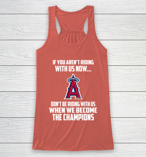 MLB Los Angeles Angels Baseball We Become The Champions Racerback Tank 3