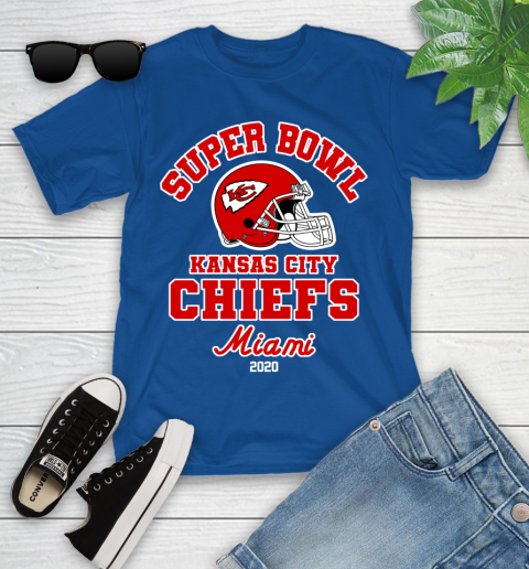 Kansas City Chiefs Super Bowl Champion Miami Logo 2020 NFL Shirts 103