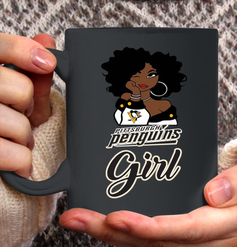 Pittsburgh Penguins Girl NHL Ceramic Mug 11oz 3