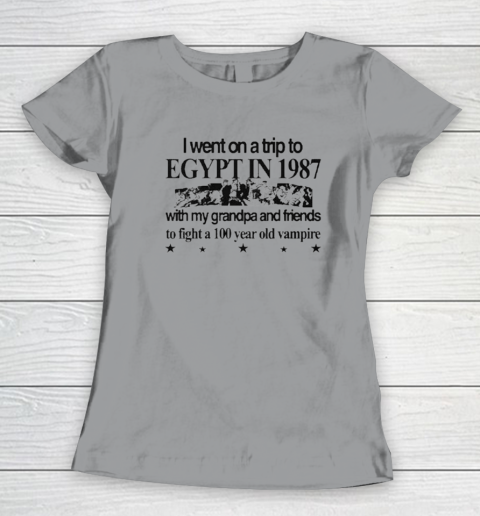Jojo's Bizarre Adventure I Went To Egypt To Fight A Vampire Women's T-Shirt 3