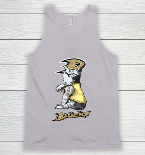 NHL My Cat Loves Anaheim Ducks Hockey Tank Top 3