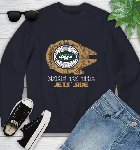 NFL Come To The New York Jets Wars Football Sports Youth Sweatshirt 3 NFL Come To The New York Jets Wars Football Sports Youth Sweatshirt - Image 3
