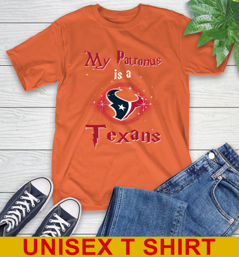 NFL Football Harry Potter My Patronus Is A Houston Texans T-Shirt 4