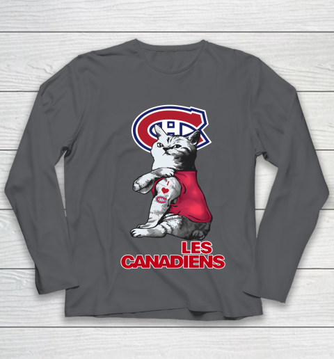 NHL My Cat Loves Montreal Canadiens Hockey Youth Long Sleeve 6