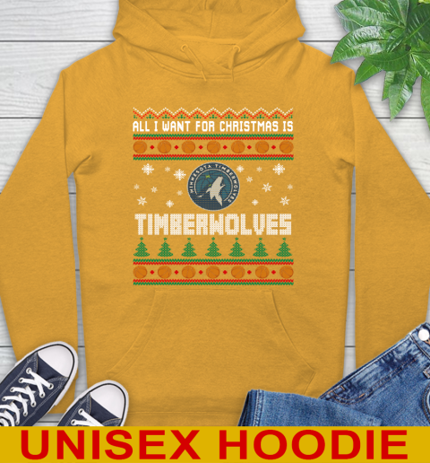 NBA Basketball All I Want For Christmas Is Minnesota Timberwolves 14