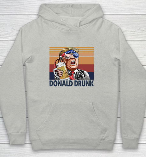Beer Donald Drunk Drink Independence Day The 4th Of July Shirt Youth Hoodie