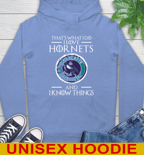 Charlotte Hornets NBA Basketball That's What I Do I Love My Team And I Know Things Game Of Thrones 23