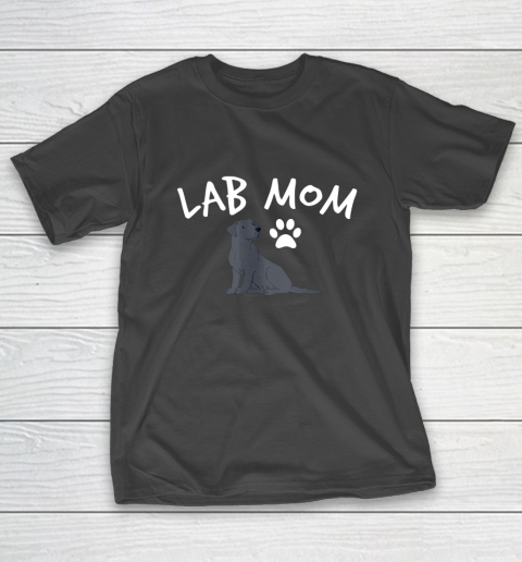 Dog Mom Shirt Labrador Retriever Lab Mom Dog Puppy Pet Lover T-Shirt