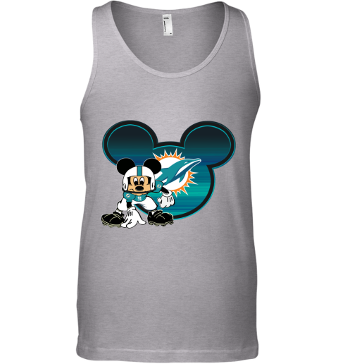 Miami Dolphins Mickey at Quarterback Disney Vintage Football T-Shirt