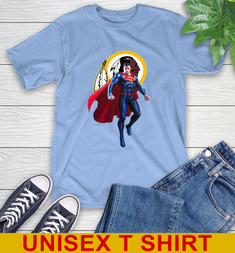NFL Superman DC Sports Football Washington Redskins T-Shirt 11