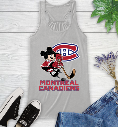 NHL Montreal Canadiens Mickey Mouse Disney Hockey T Shirt Racerback Tank