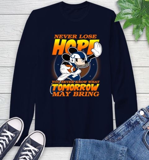 Indianapolis Colts NFL Football Mickey Disney Never Lose Hope Long Sleeve T-Shirt 3