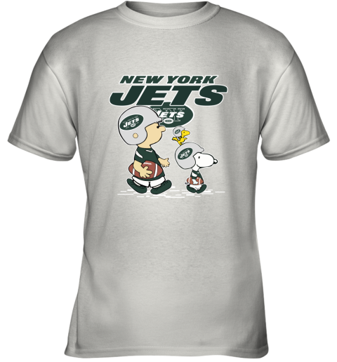 New York Jets Let's Play Football Together Snoopy NFL Youth T-Shirt
