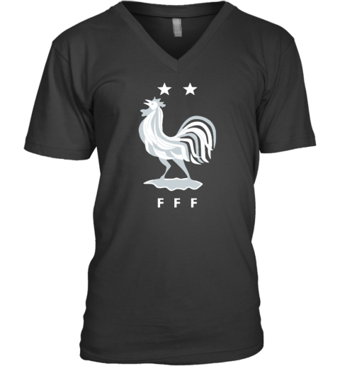 2022 France National Team Primary Logo Velocity Legend V-Neck T-Shirt