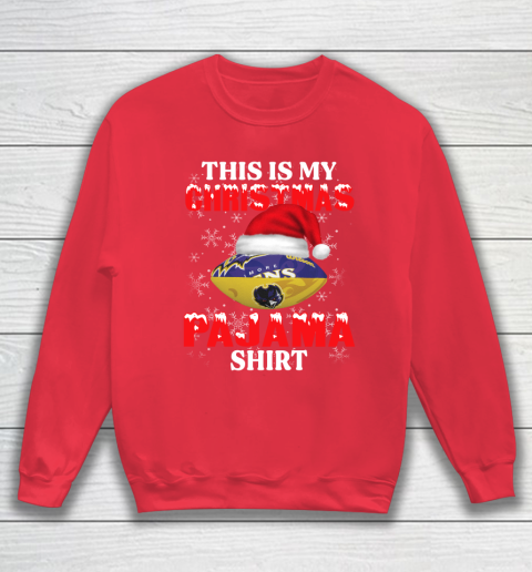 Baltimore Ravens This Is My Christmas Pajama Shirt NFL Sweatshirt 7