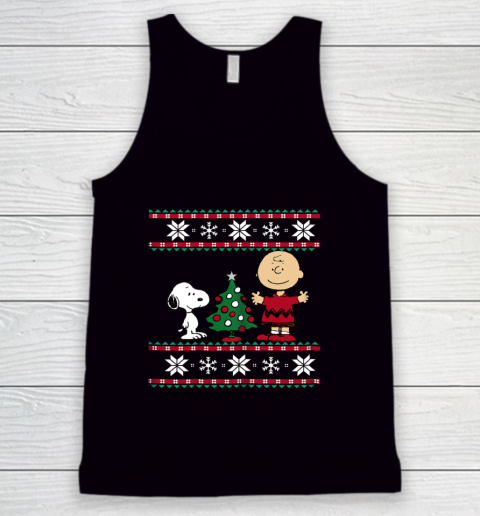 Peanuts Snoopy and Charlie Christmas Tank Top