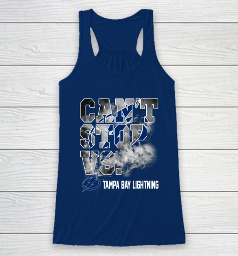 NHL Tampa Bay Lightning Hockey Can't Stop Vs Racerback Tank 6