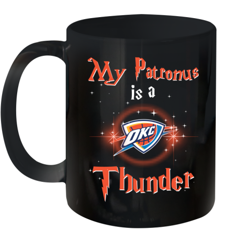 NBA Basketball Harry Potter My Patronus Is A Oklahoma City Thunder Ceramic Mug 11oz