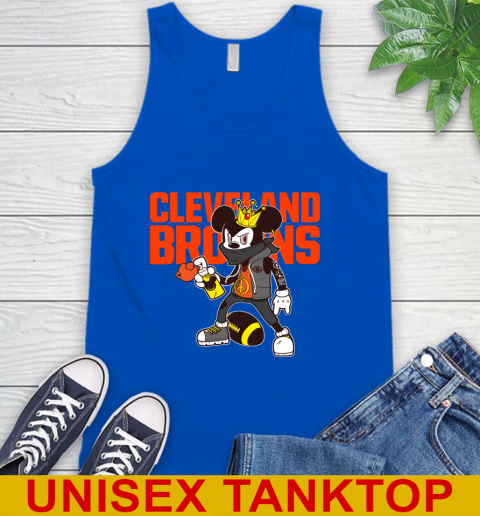 Cleveland Browns NFL Football Mickey Peace Sign Sports Tank Top 5