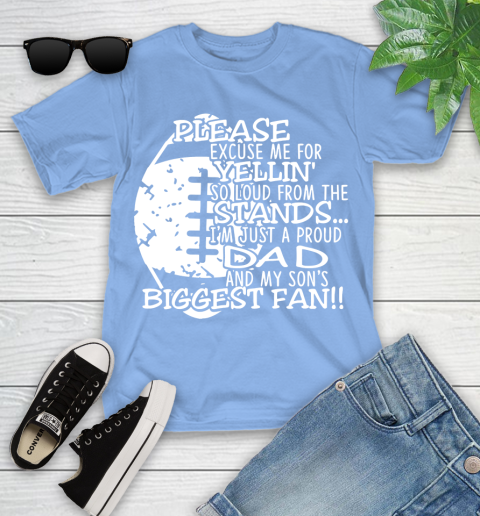 Father S Day Funny Gift Ideas Apparel Football Dad Sons Biggest