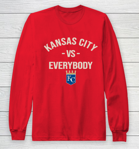 Kansas City Royals Vs Everybody Long Sleeve T-Shirt 7