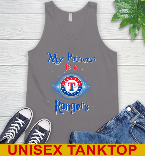 MLB Baseball Harry Potter My Patronus Is A Texas Rangers Tank Top 6