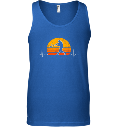uw01 vintage baseball heartbeat retro sunset swinging batter gift unisex tank 17 front royal