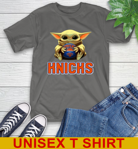 NBA Basketball New York Knicks Star Wars Baby Yoda Shirt 8