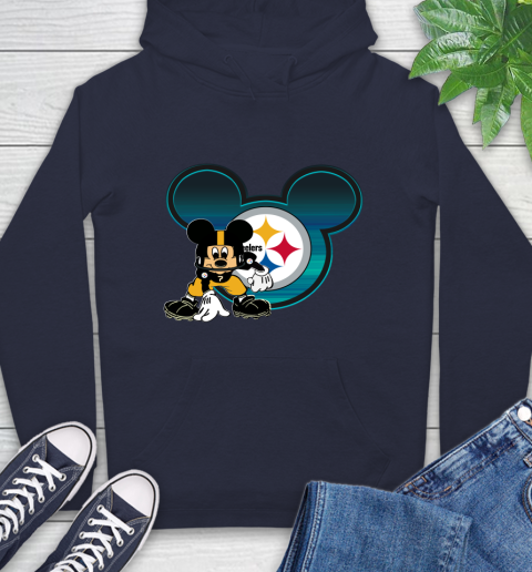 NFL Pittsburgh Steelers Mickey Mouse Disney Football T Shirt Hoodie 4