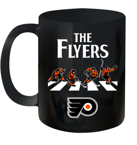 NHL Hockey Philadelphia Flyers The Beatles Rock Band Shirt Ceramic Mug 11oz