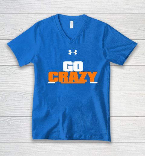 Go Crazy Cadillac V-Neck T-Shirt 4