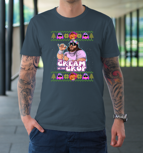 Macho The Cream of The Crop,Wrestling Ugly Christmas T-Shirt 4