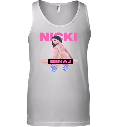 Khaki Nicki Minaj Print Tank Top