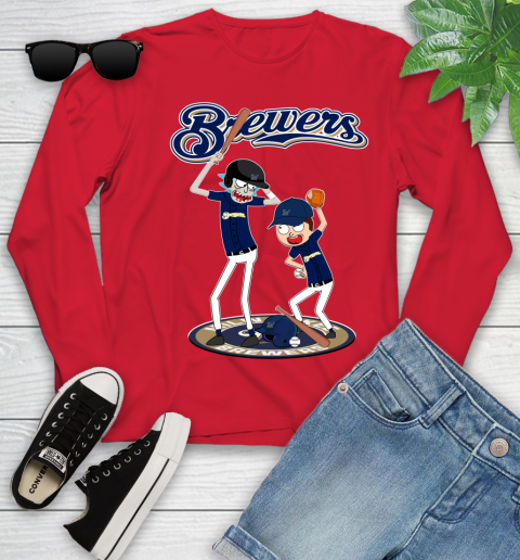 MLB Milwaukee Brewers Rick And Morty Baseball 135