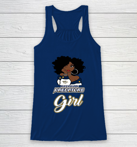 Nashville Predators Girl NHL Racerback Tank 7