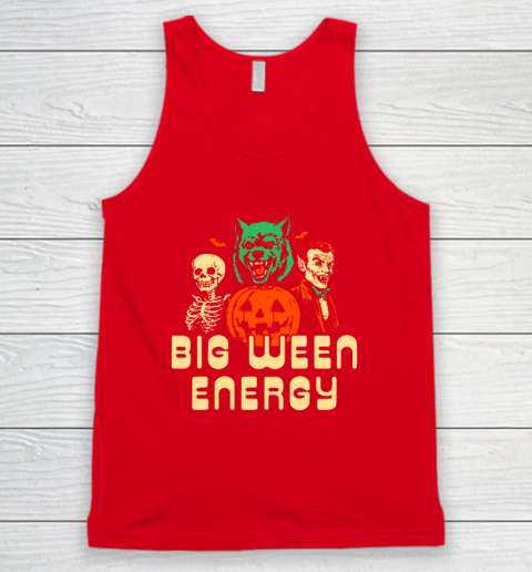Funny Halloween Big Ween Energy Tank Top 4