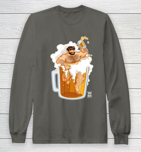 ADAM LIKES A BIG BEER LGBT Gay Pride Long Sleeve T-Shirt 5