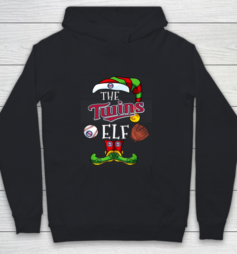 Minnesota Twins Christmas ELF Funny MLB Youth Hoodie