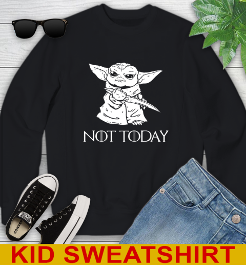 Not Today Game Of Thrones Star Wars Baby Yoda Shirt 109