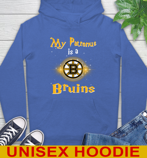 NHL Hockey Harry Potter My Patronus Is A Boston Bruins Hoodie 9