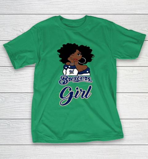 Milwaukee Brewerss Girl MLB T-Shirt 7