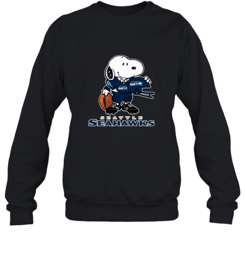 Snoopy A Strong And Proud Seattle Seahawks Player NFL Sweatshirt