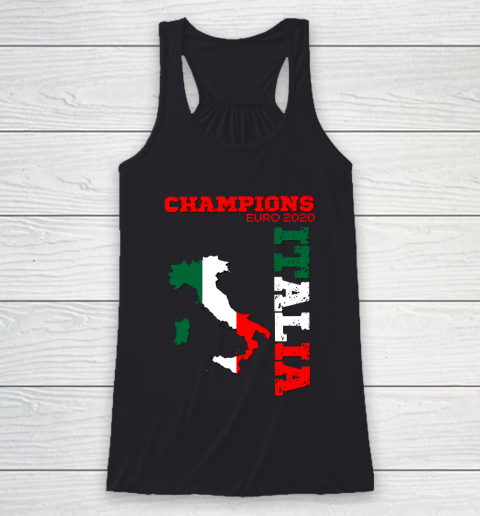 Italy Champions Euro 2020 played in 2021 Racerback Tank
